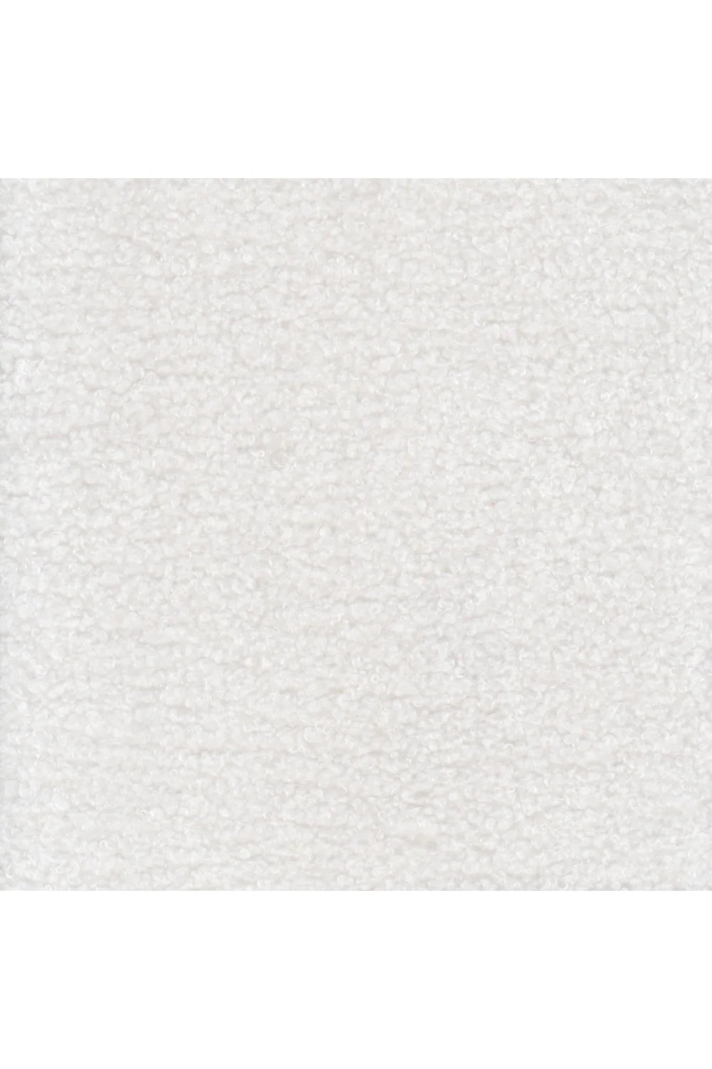Luxury White Sherpa Accent Chair European Style for Villa
