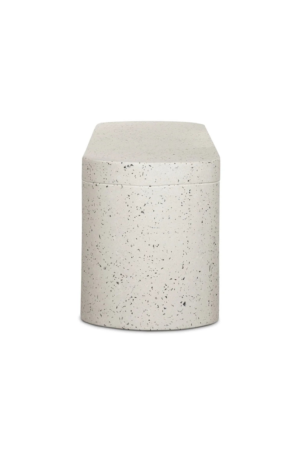 Luxury White Terrazzo Bench European Style for Villa