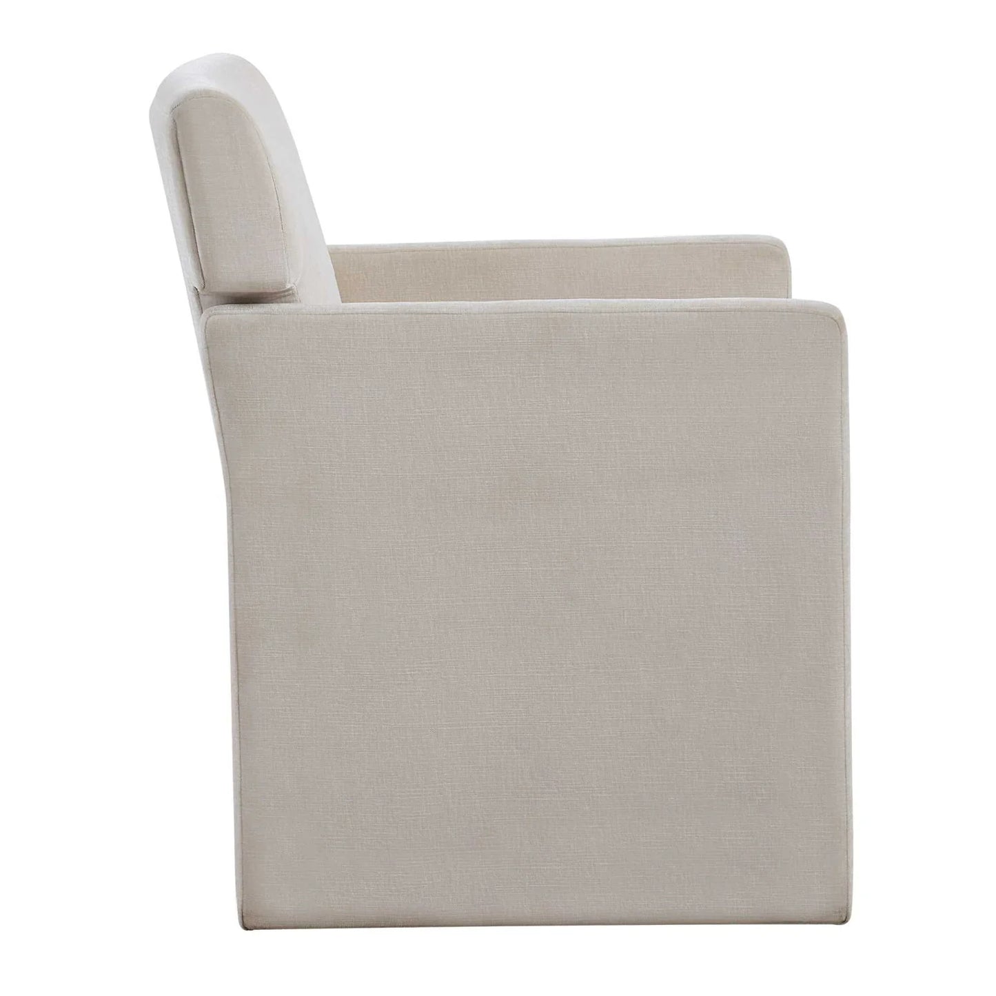 Luxury White Velvet Dining Chairs European Style for Villa