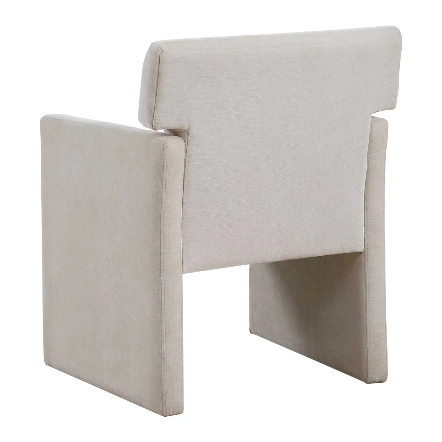 Luxury White Velvet Dining Chairs European Style for Villa