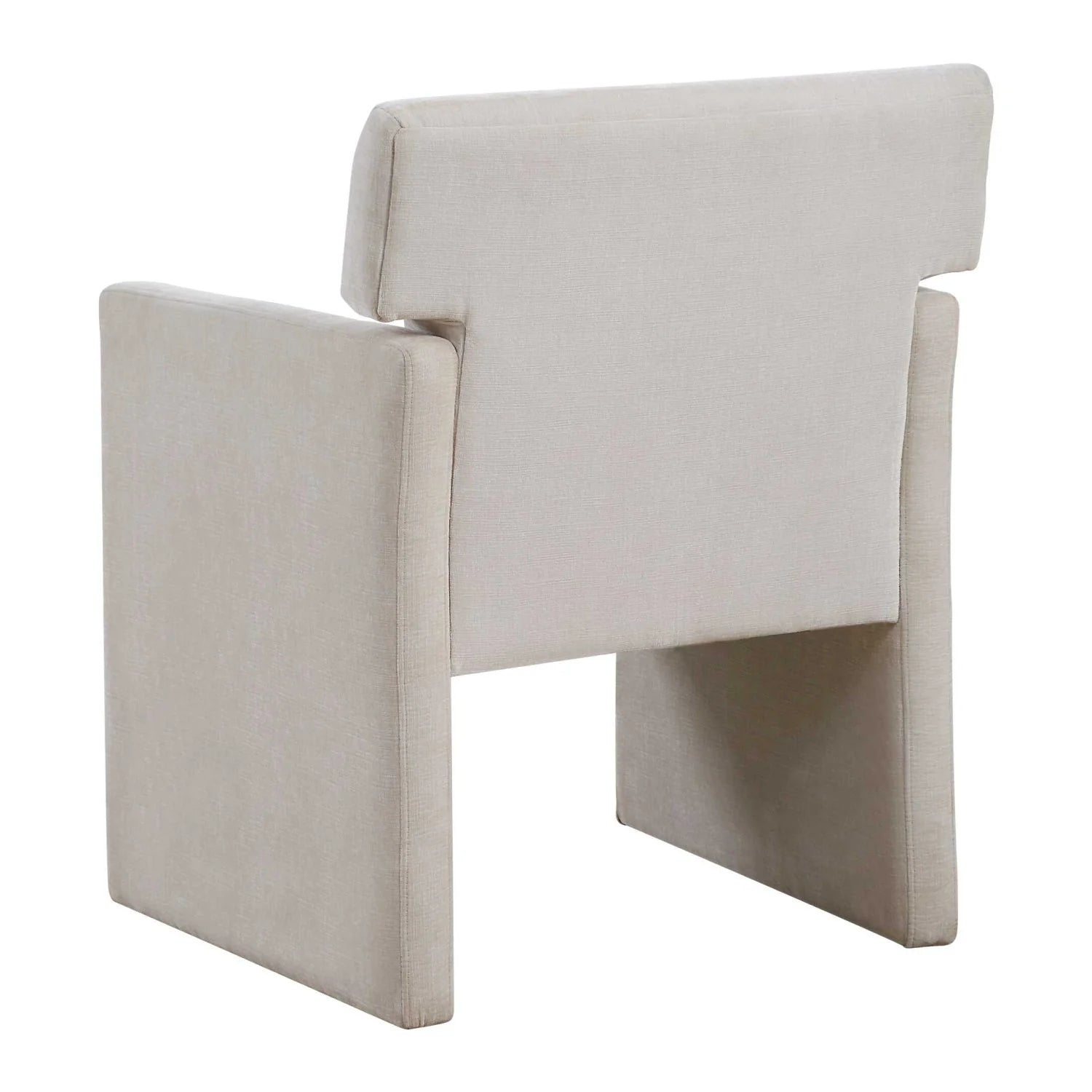 Luxury White Velvet Dining Chairs European Style for Villa