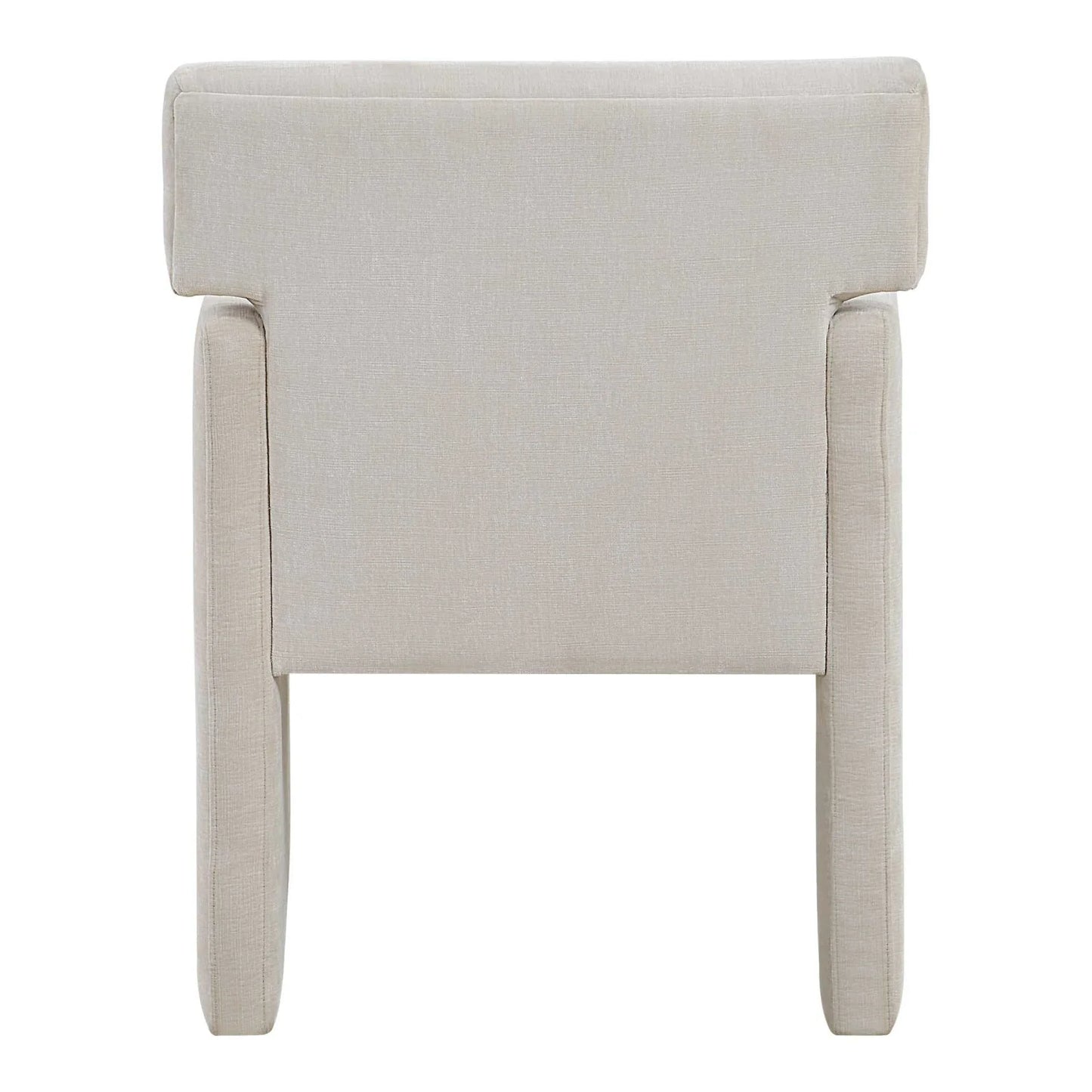 Luxury White Velvet Dining Chairs European Style for Villa
