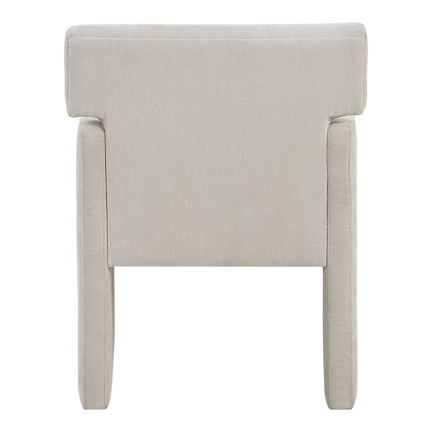 Luxury White Velvet Dining Chairs European Style for Villa