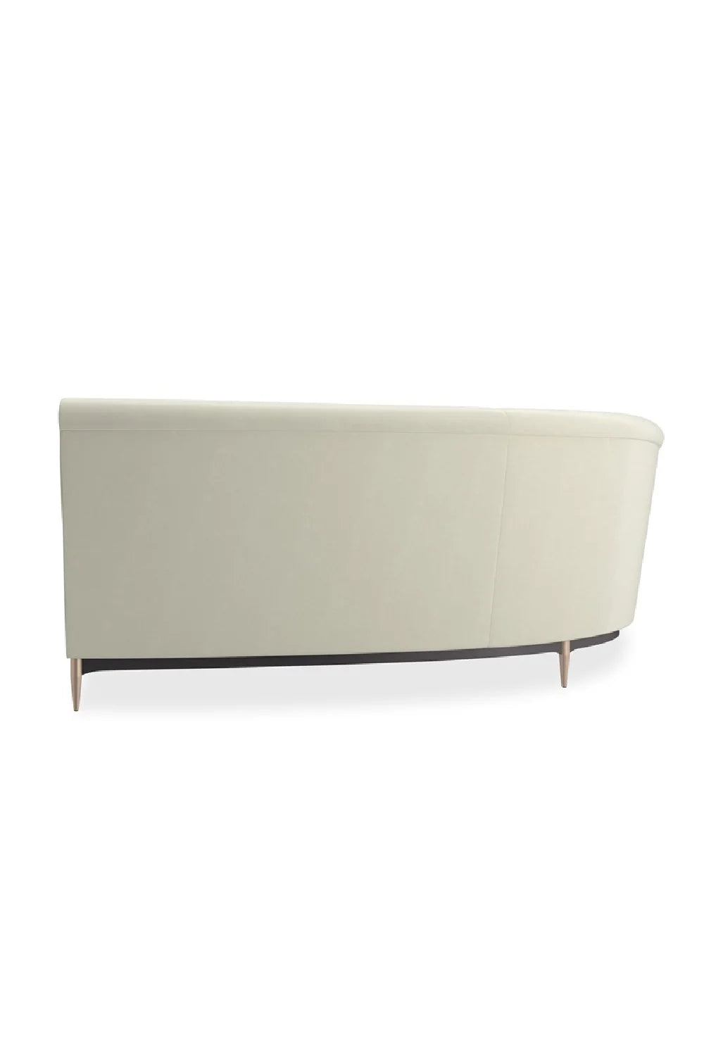 Luxury White Velvet Sectional Sofa Modern Italian Style for Villa