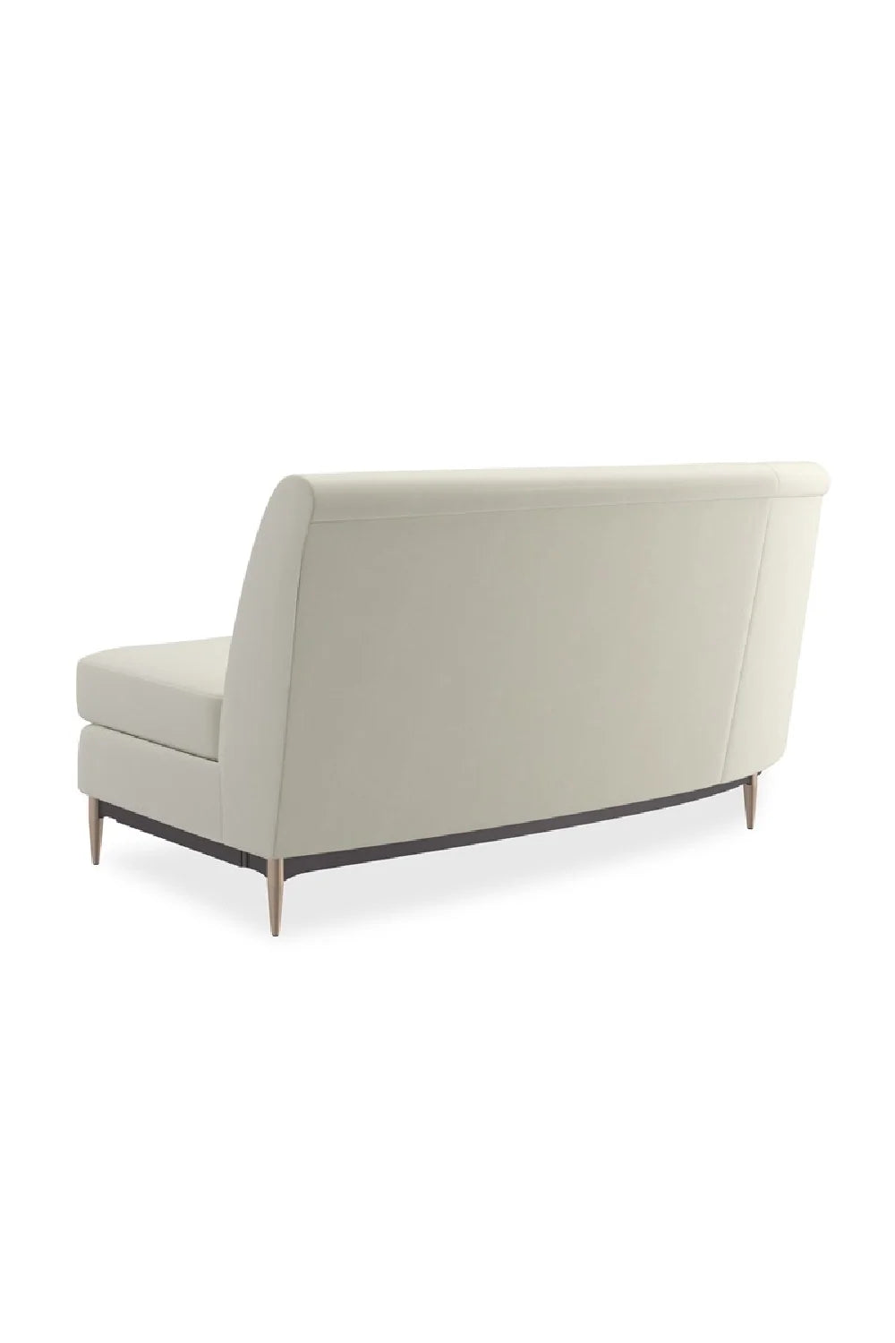 Luxury White Velvet Sectional Sofa Modern Italian Style for Villa