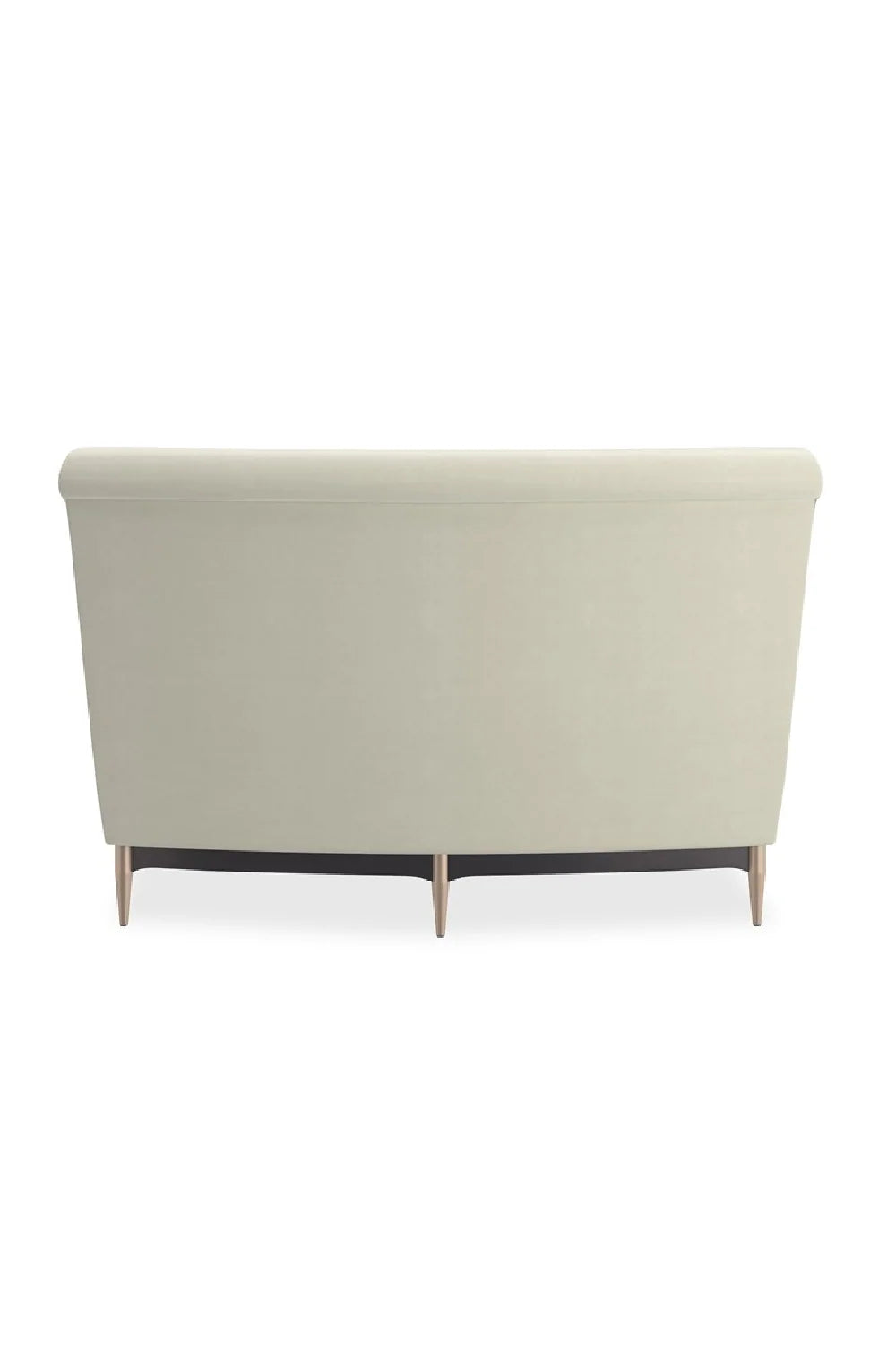 Luxury White Velvet Sectional Sofa Modern Italian Style for Villa