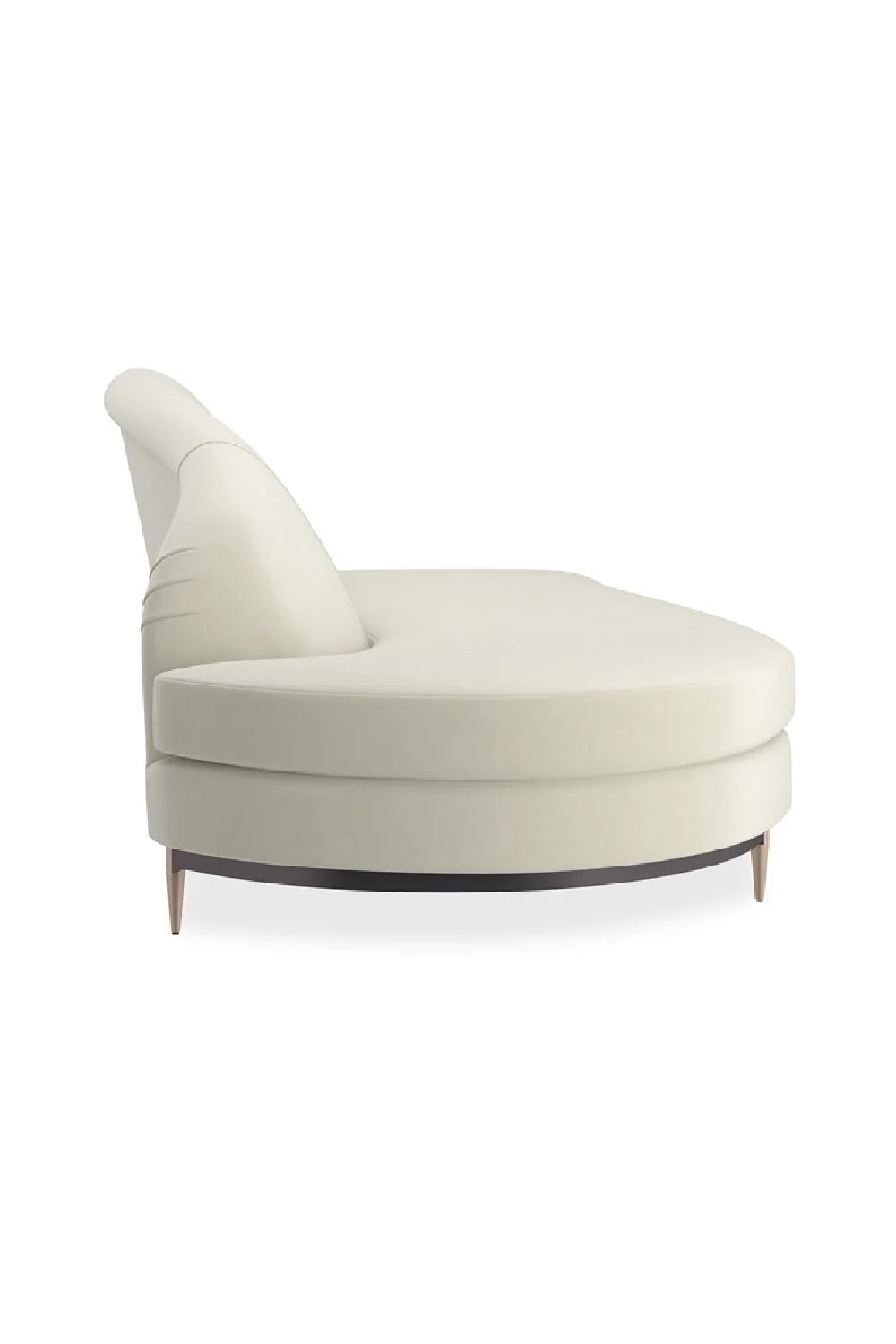 Luxury White Velvet Sectional Sofa Modern Italian Style for Villa