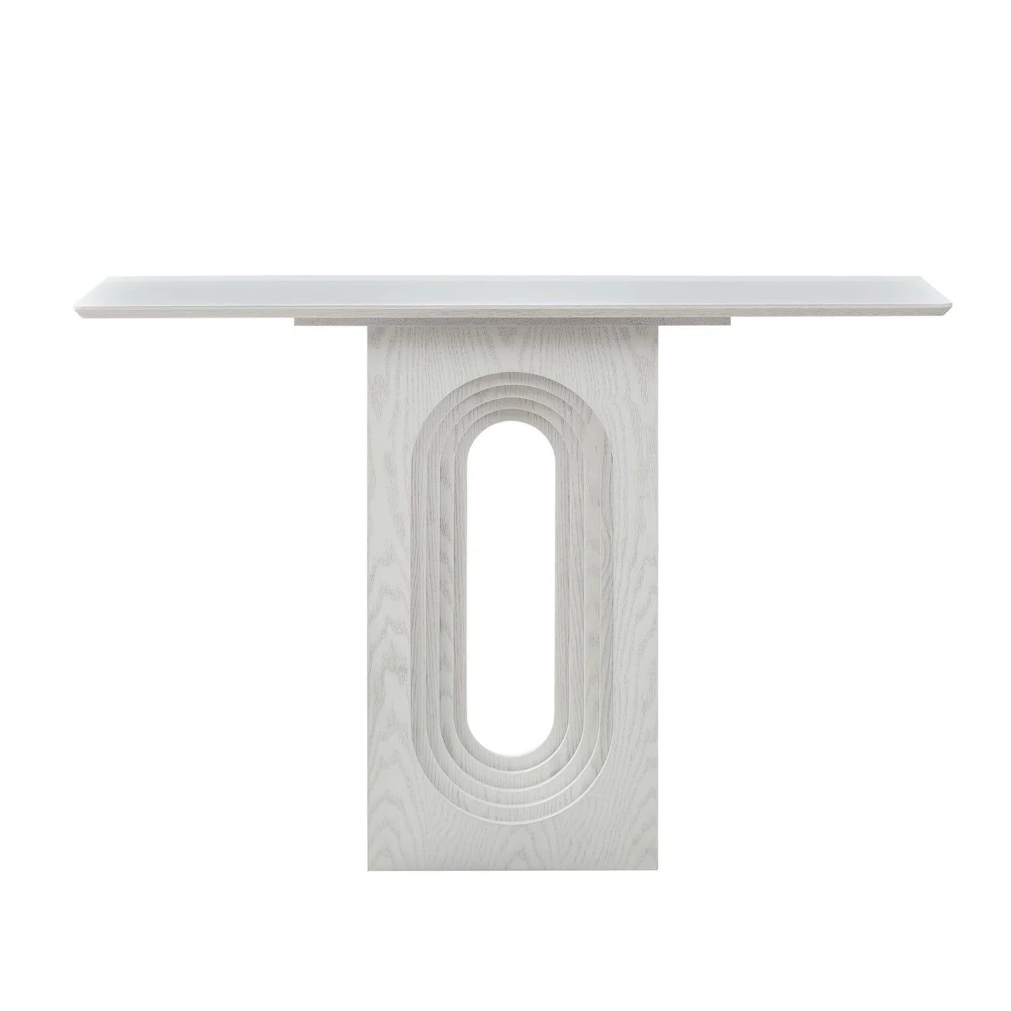 Luxury White Wood Console Table Modern Italian Style for Villa