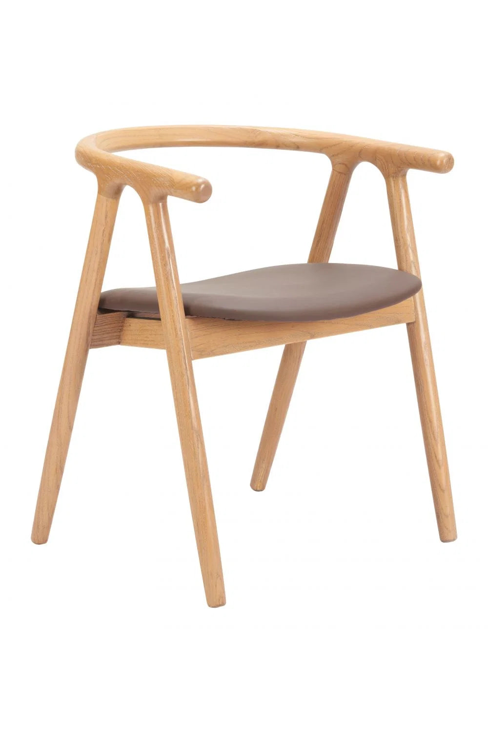 Luxury Whitewashed Elm Modern Dining Chair European Style for Villa
