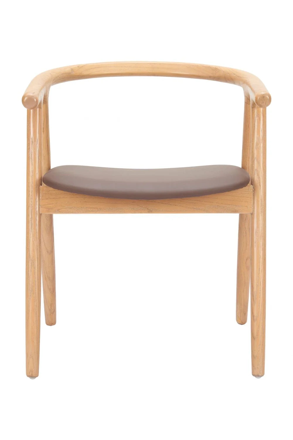 Luxury Whitewashed Elm Modern Dining Chair European Style for Villa