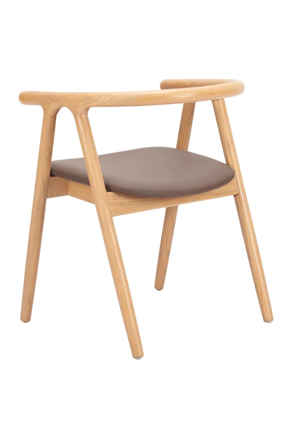 Luxury Whitewashed Elm Modern Dining Chair European Style for Villa