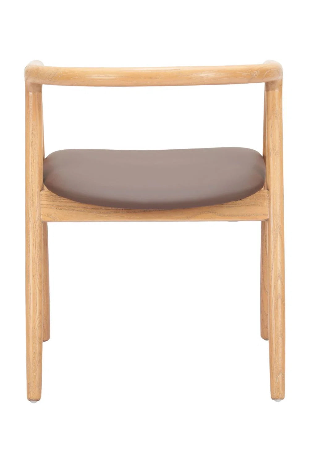 Luxury Whitewashed Elm Modern Dining Chair European Style for Villa
