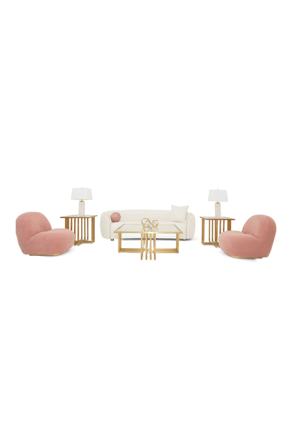 Luxury Winfree Fabric Curved Sofa Modern Italian Style for Villa