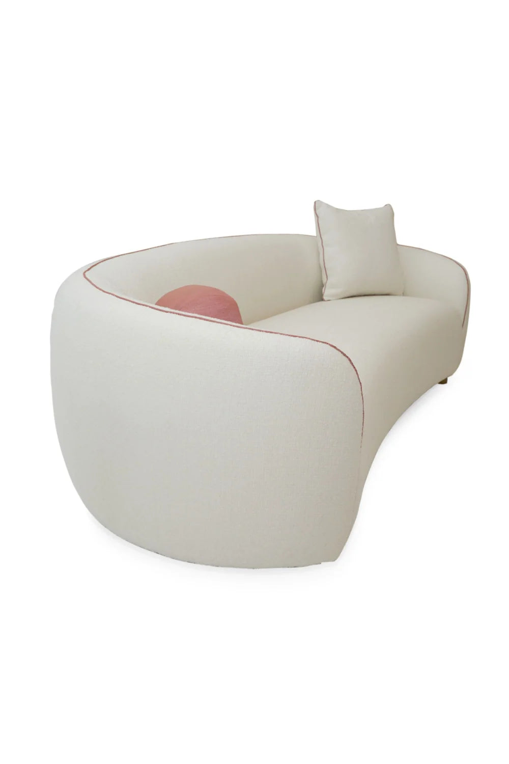 Luxury Winfree Fabric Curved Sofa Modern Italian Style for Villa