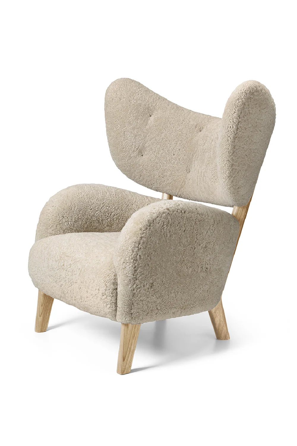 Luxury Wingback Lounge Chair Modern Italian Style for Villa