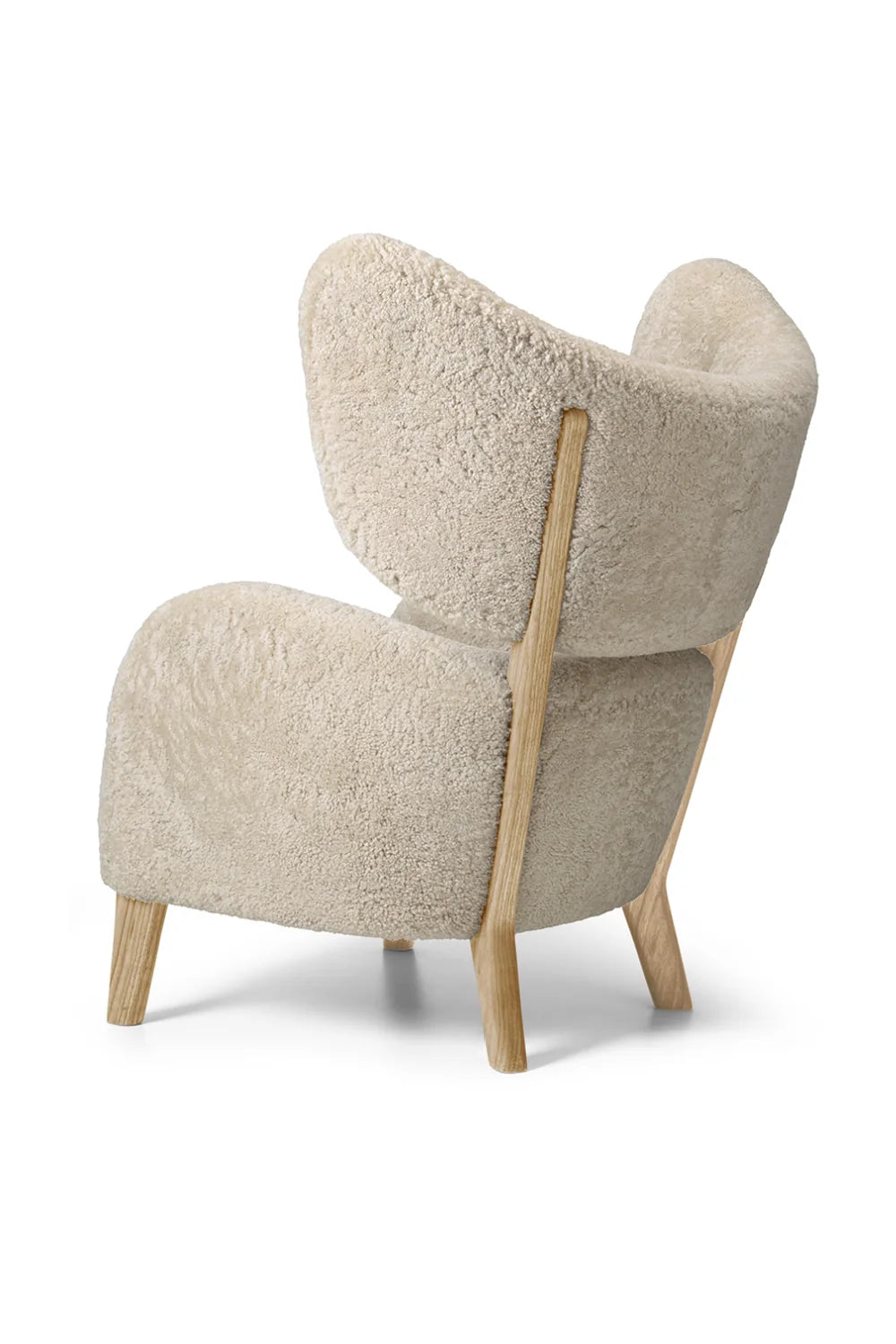 Luxury Wingback Lounge Chair Modern Italian Style for Villa