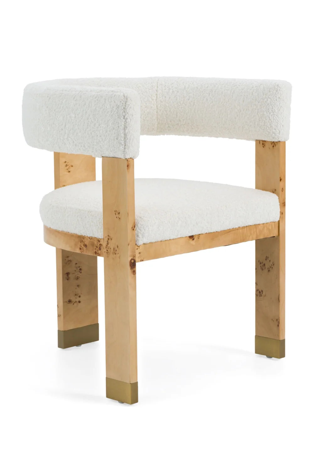 Luxury Winged Modern Dining Chair European Style for Villa