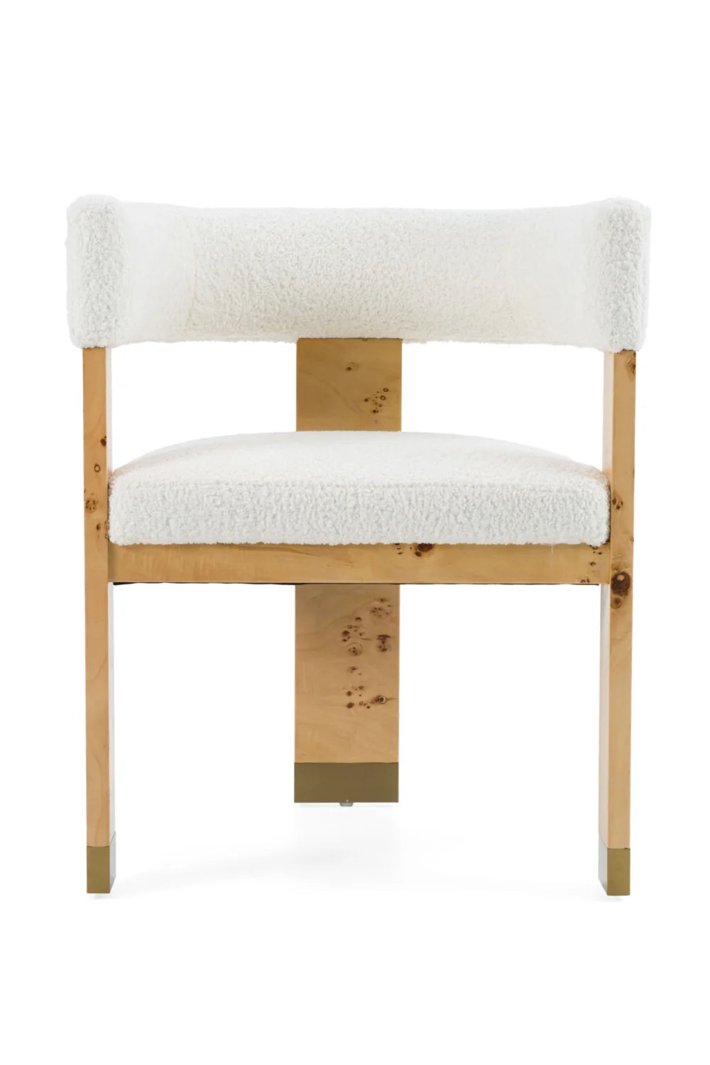 Luxury Winged Modern Dining Chair European Style for Villa