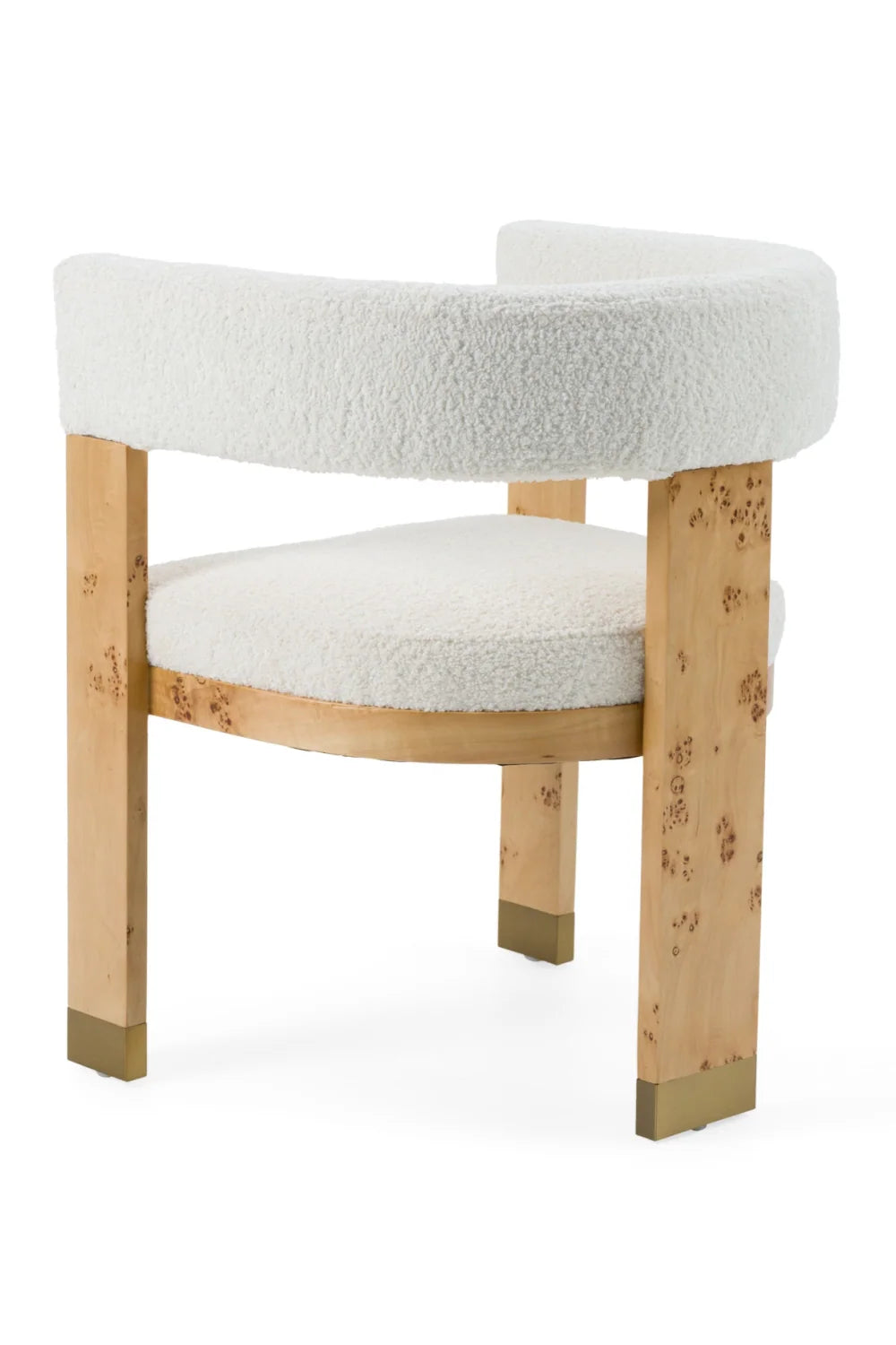 Luxury Winged Modern Dining Chair European Style for Villa