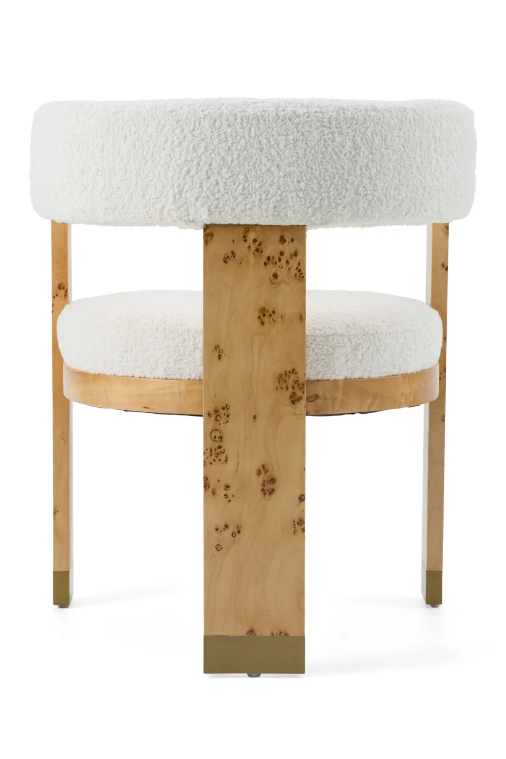 Luxury Winged Modern Dining Chair European Style for Villa