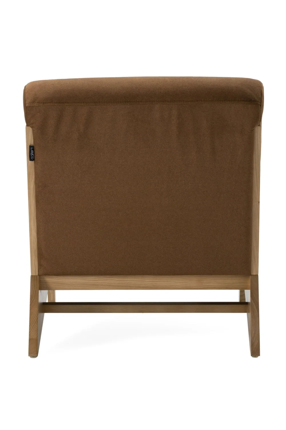Luxury Wood Base Accent Lounge Chair Modern Italian Style for Villa