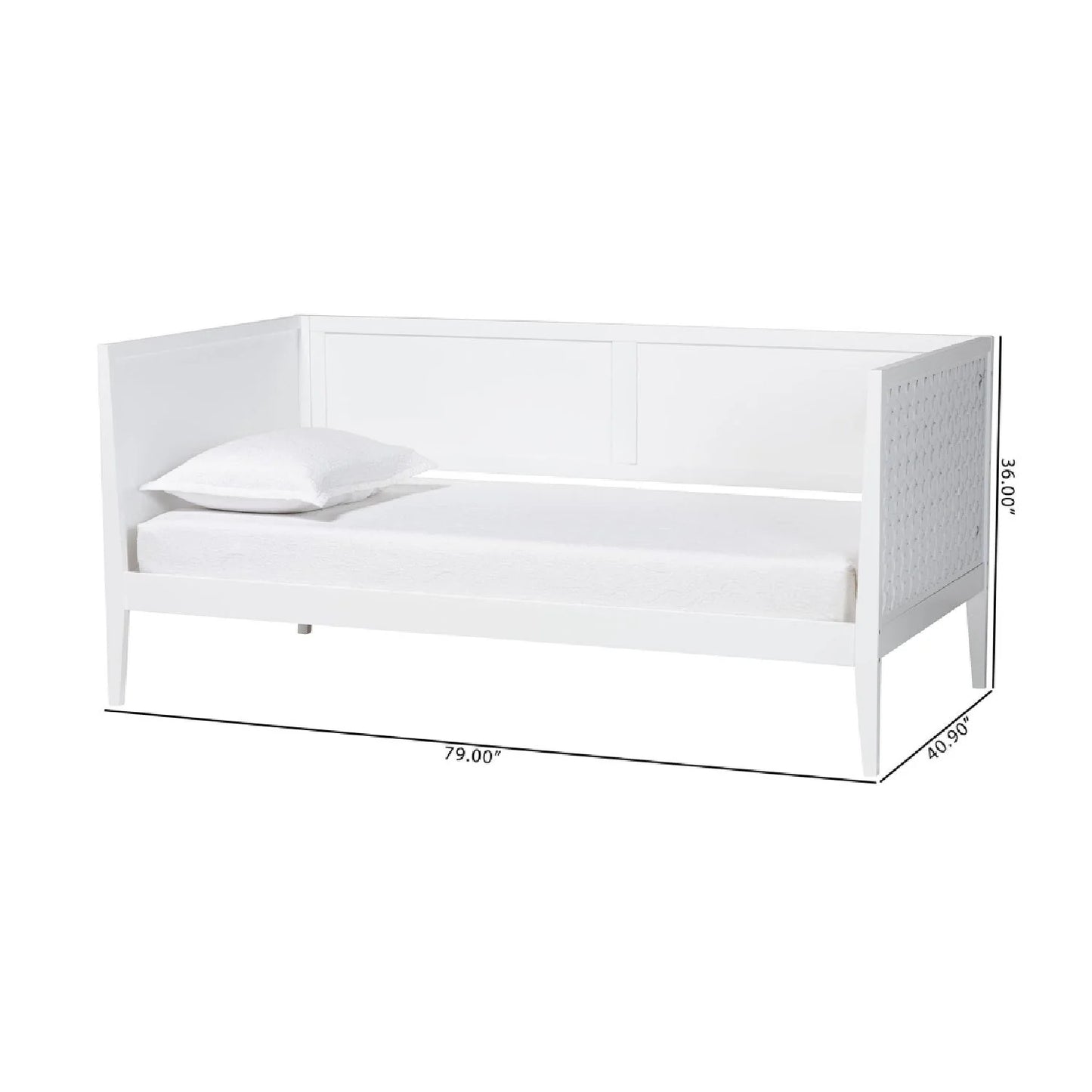 Luxury Wood Daybed Modern Italian Style for Villa