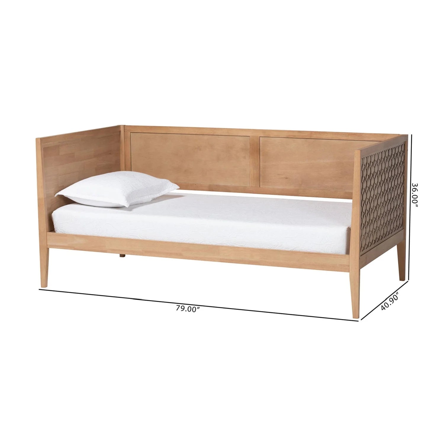 Luxury Wood Daybed Modern Italian Style for Villa