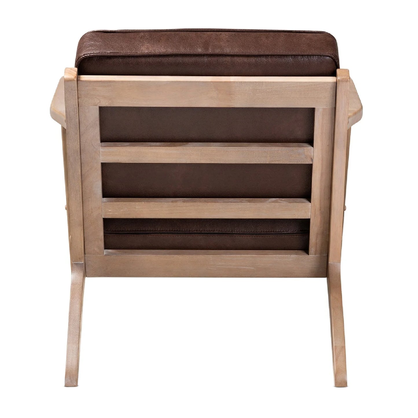 Luxury Wood Framed Lounge Chair Modern Italian Style for Villa