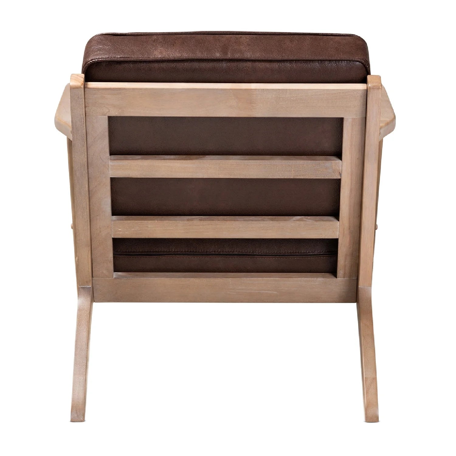 Luxury Wood Framed Lounge Chair Modern Italian Style for Villa