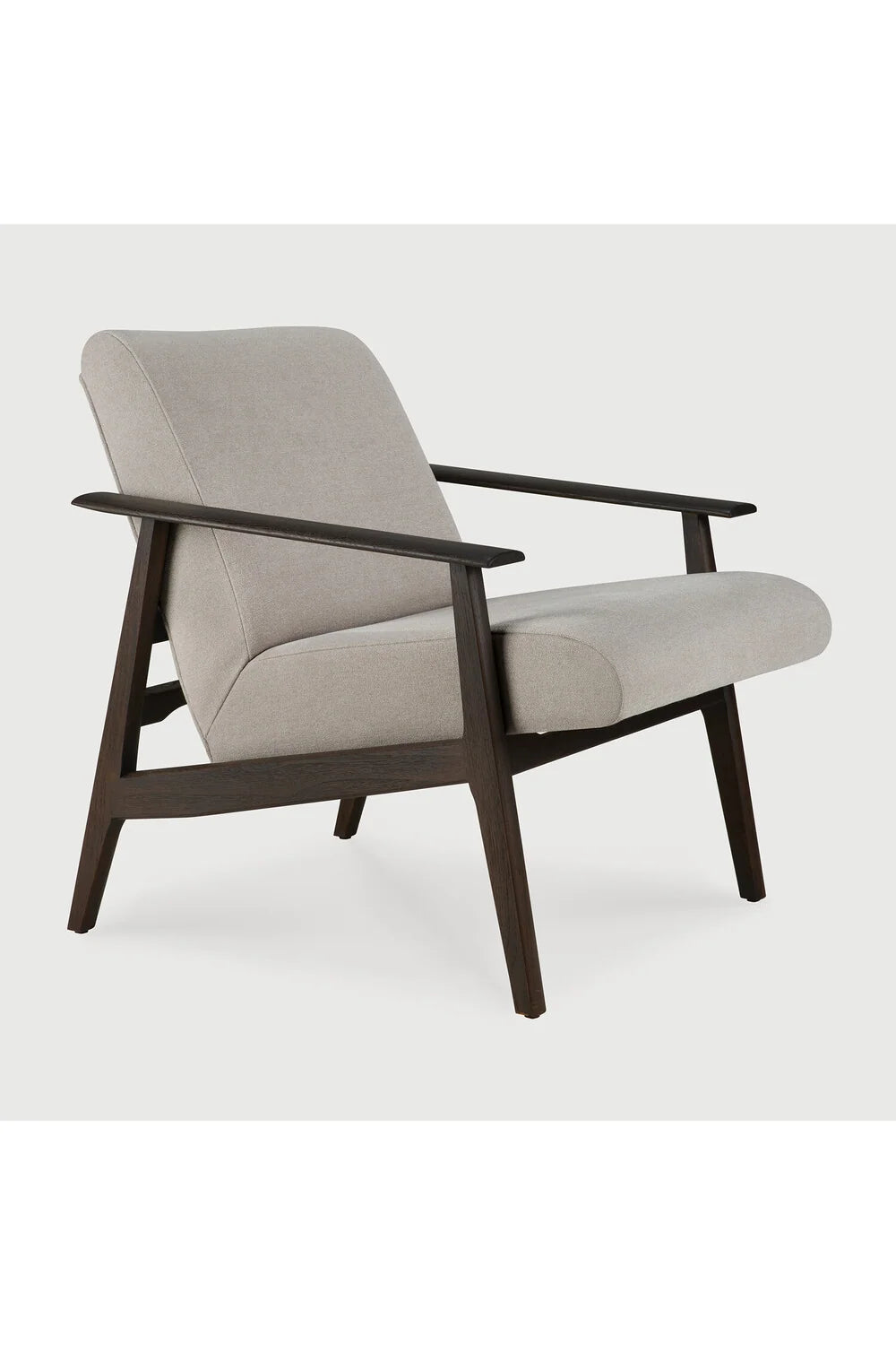 Luxury Wood Framed Lounge Chair Modern Italian Style for Villa