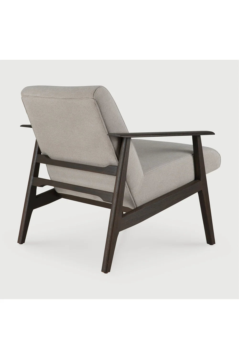 Luxury Wood Framed Lounge Chair Modern Italian Style for Villa