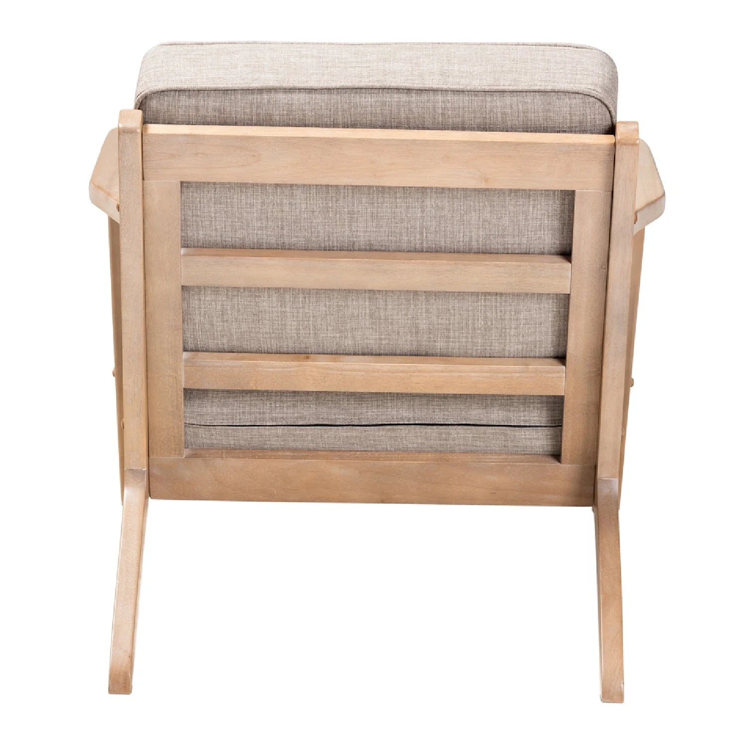 Luxury Wood Framed Lounge Chair Modern Italian Style for Villa