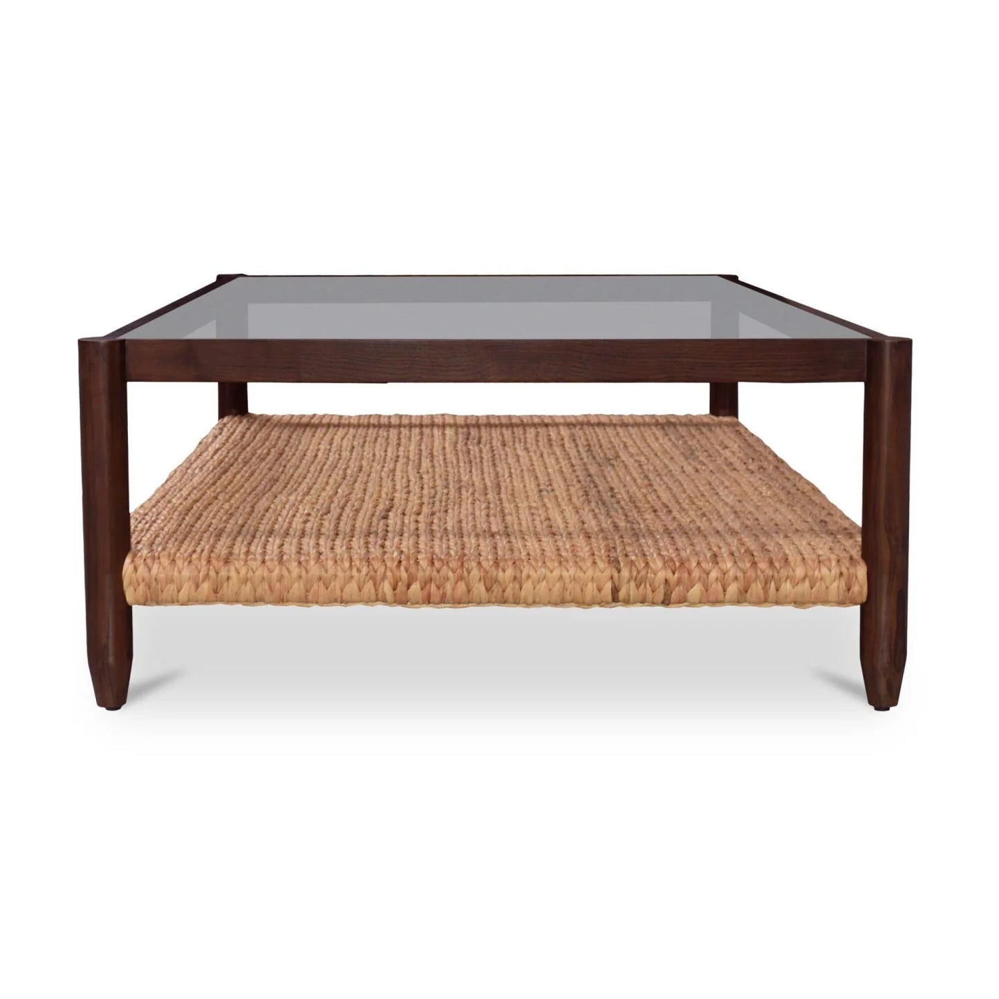 Luxury Wood Glass Coffee Table Modern Italian Style for Villa