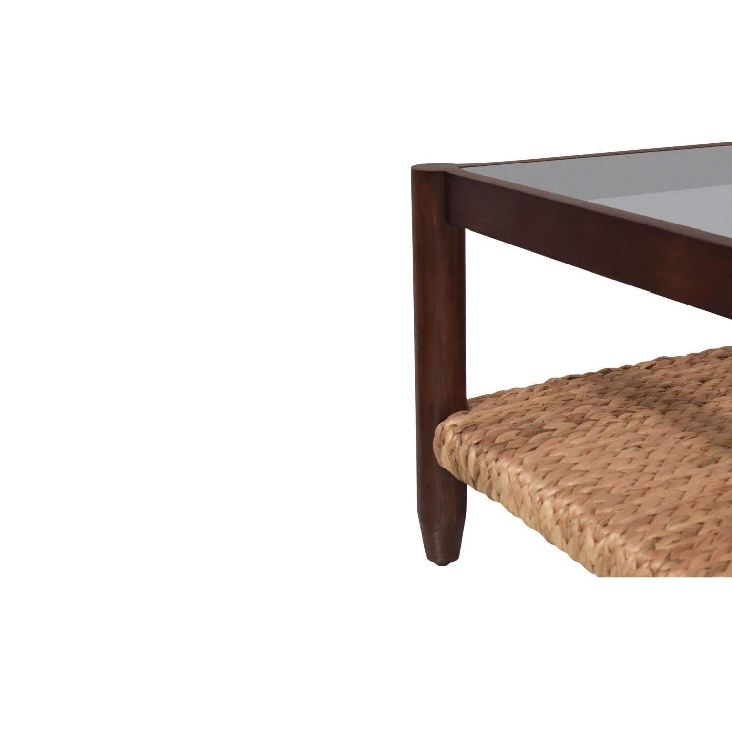 Luxury Wood Glass Coffee Table Modern Italian Style for Villa