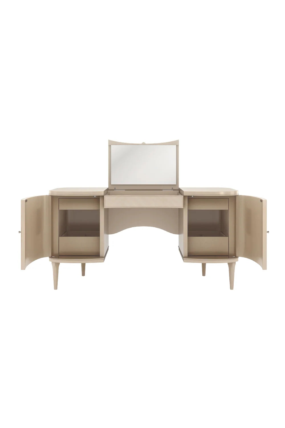 Luxury Wood Modern Vanity Table European Style for Villa