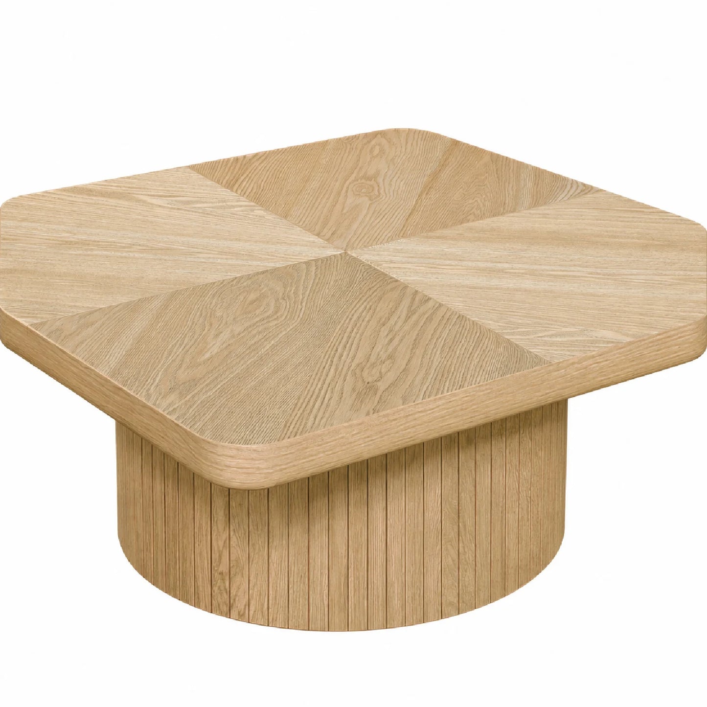 Luxury Wood Nesting Coffee Table Modern Italian Style for Villa