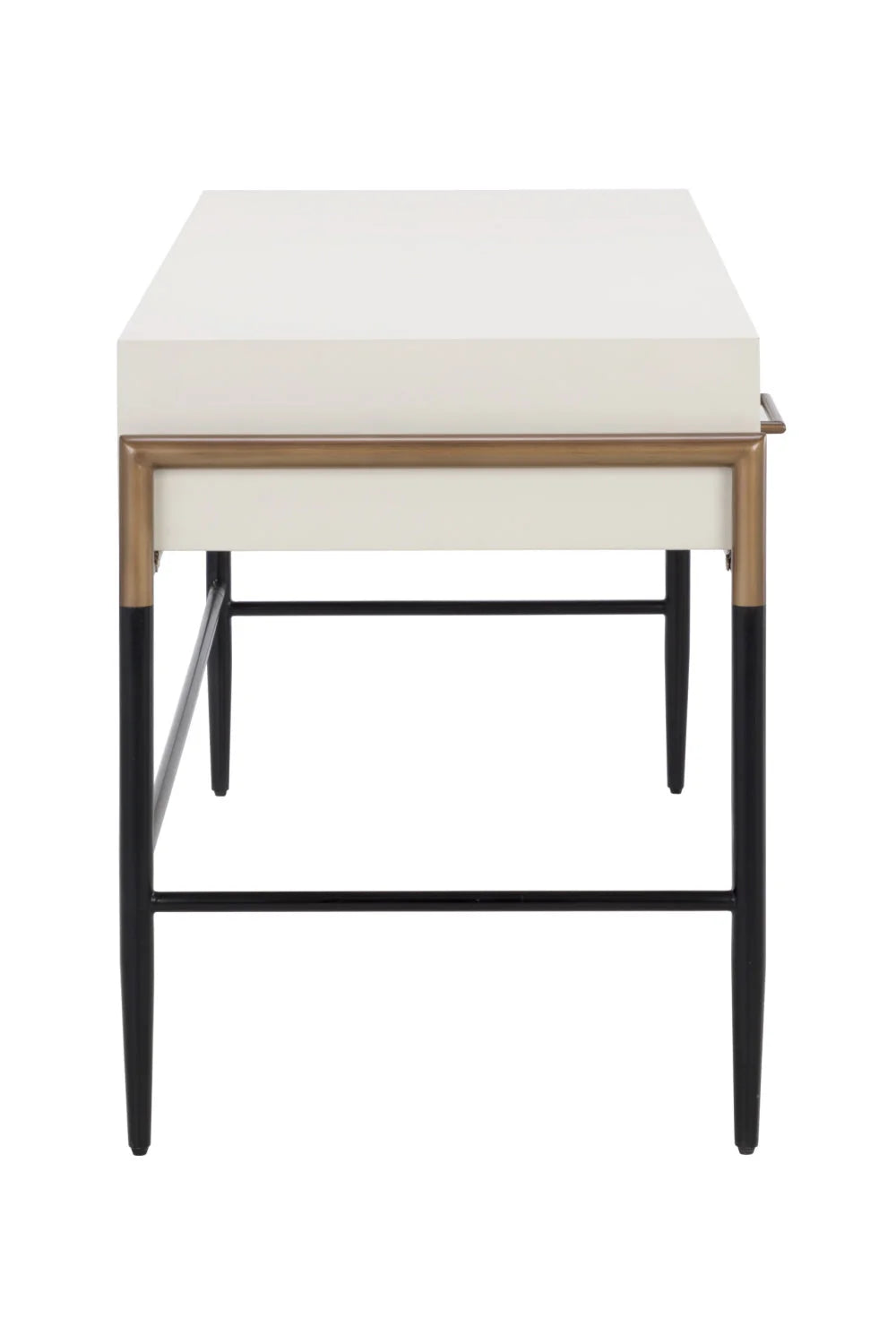 Luxury Wooden 2-Drawer Modern Desk European Style for Villa