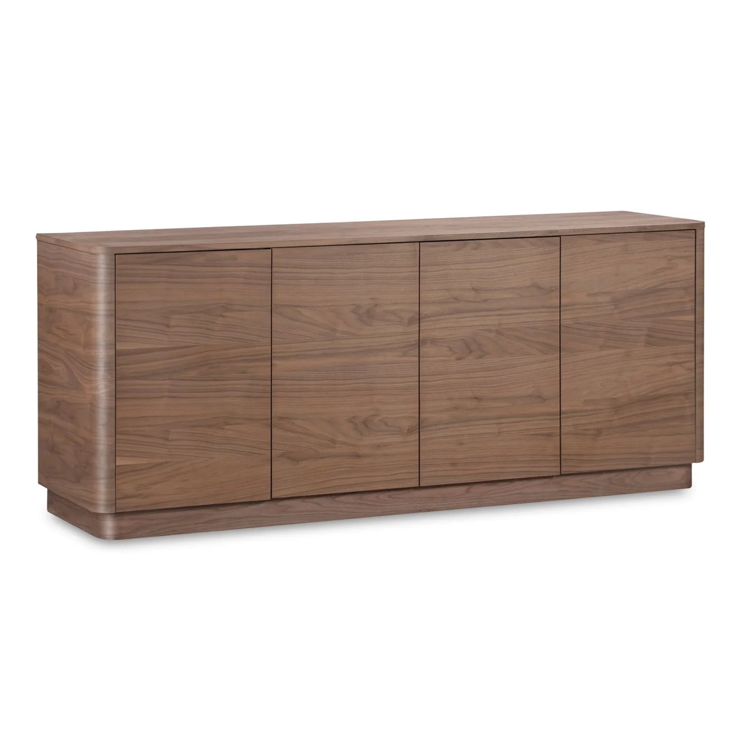 Luxury Wooden 4-Door Sideboard European Style for Villa