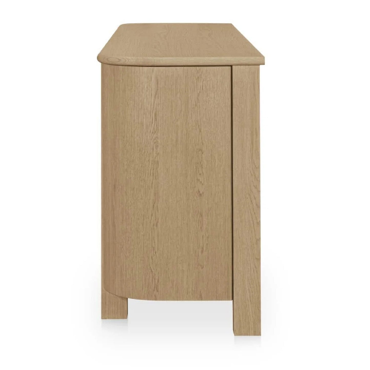 Luxury Wooden 4-Door Sideboard European Style for Villa