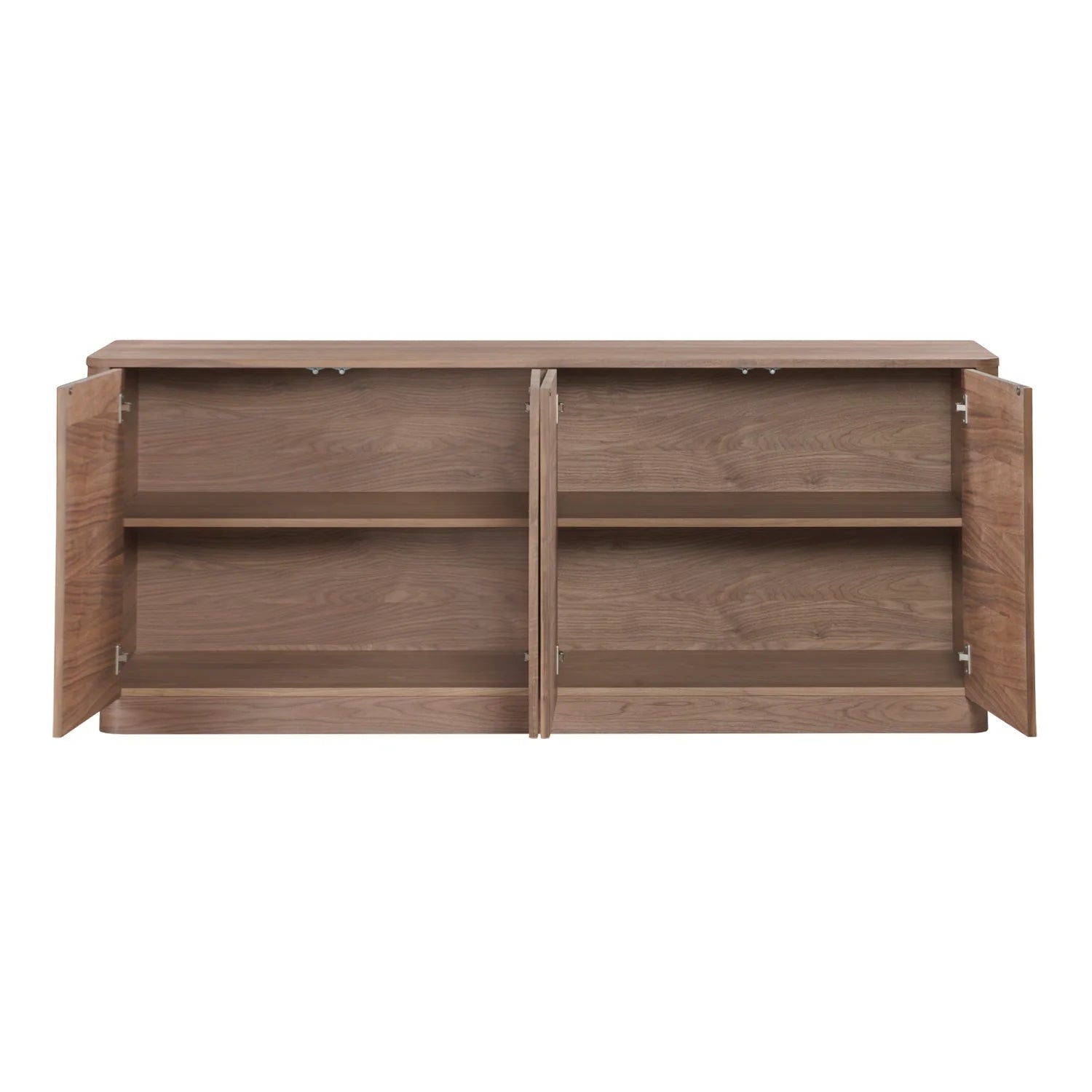 Luxury Wooden 4-Door Sideboard European Style for Villa