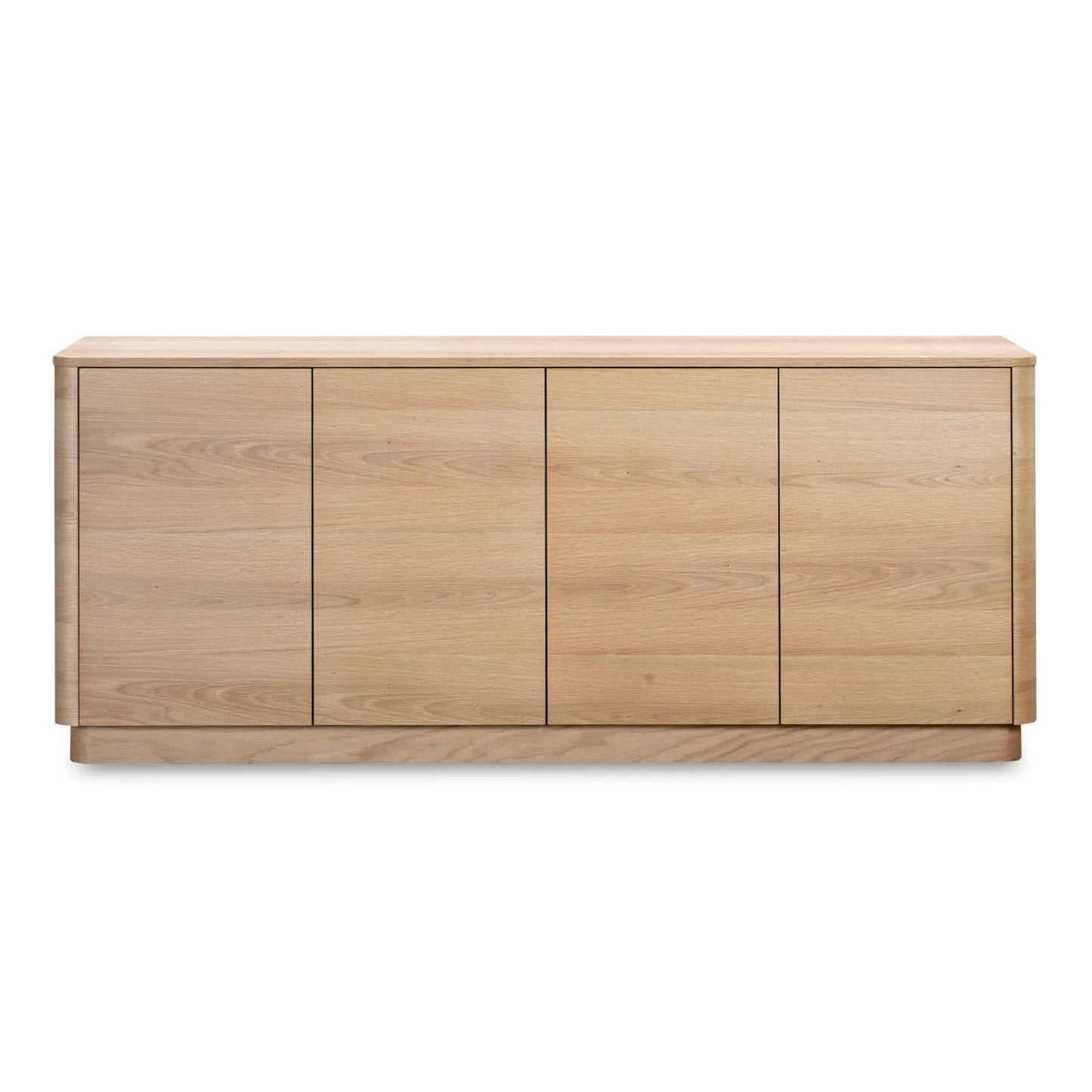 Luxury Wooden 4-Door Sideboard European Style for Villa