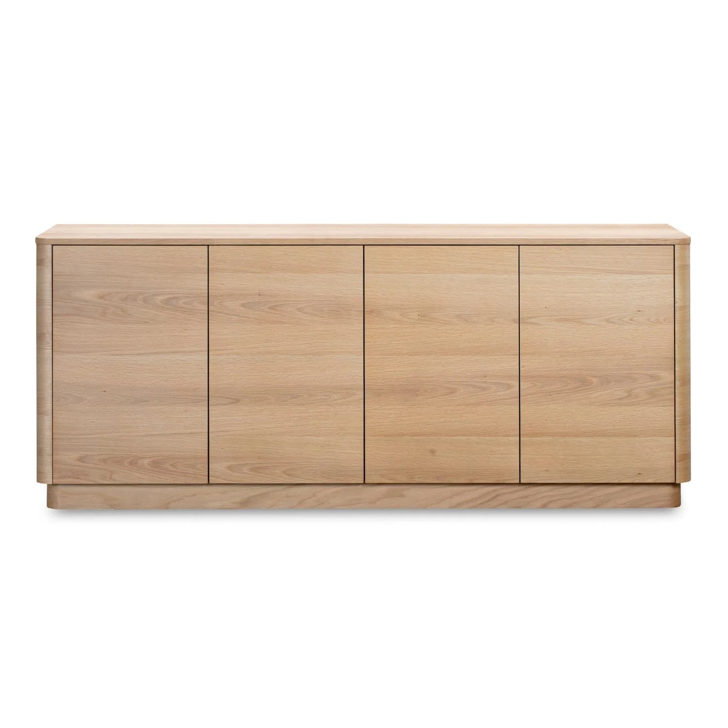 Luxury Wooden 4-Door Sideboard European Style for Villa
