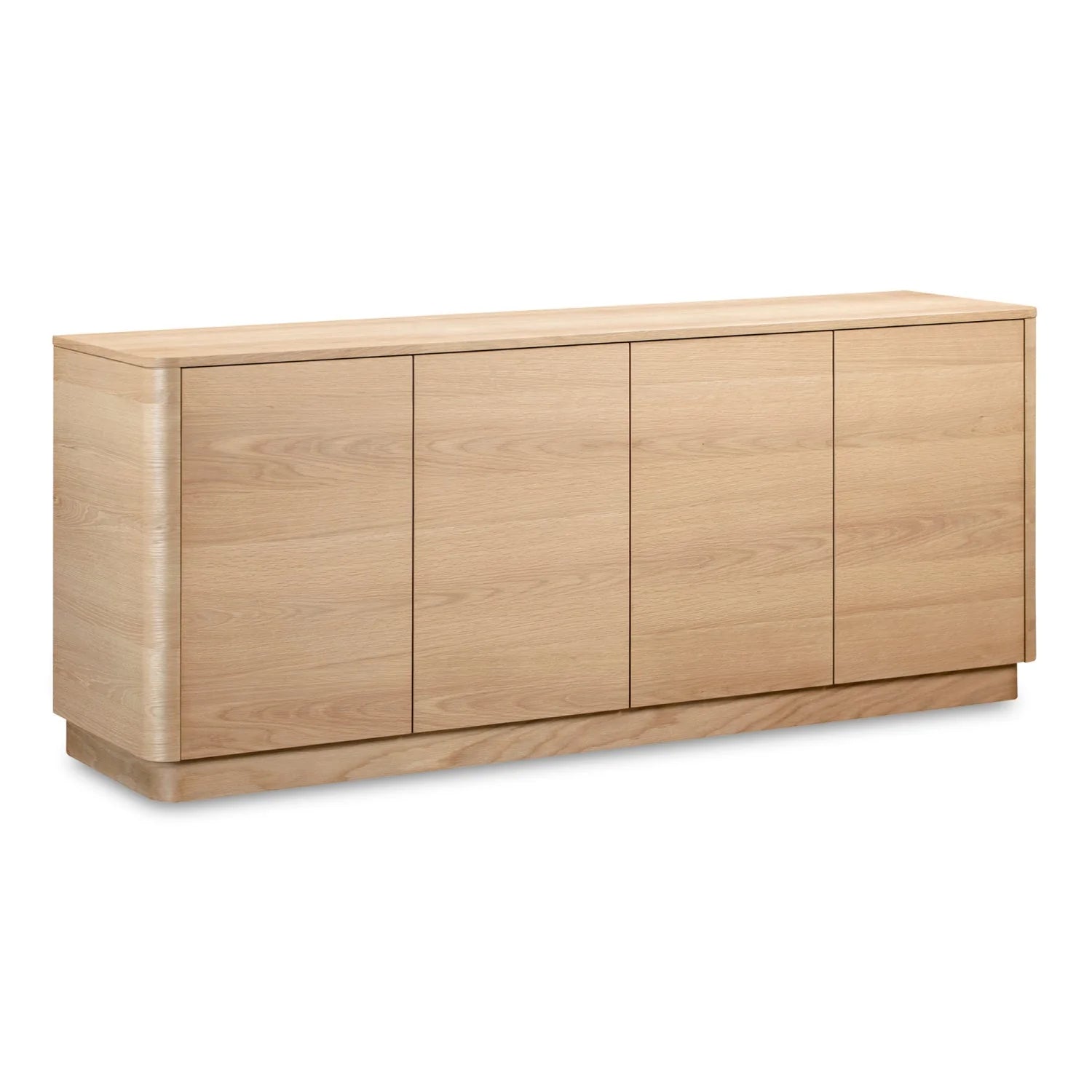 Luxury Wooden 4-Door Sideboard European Style for Villa