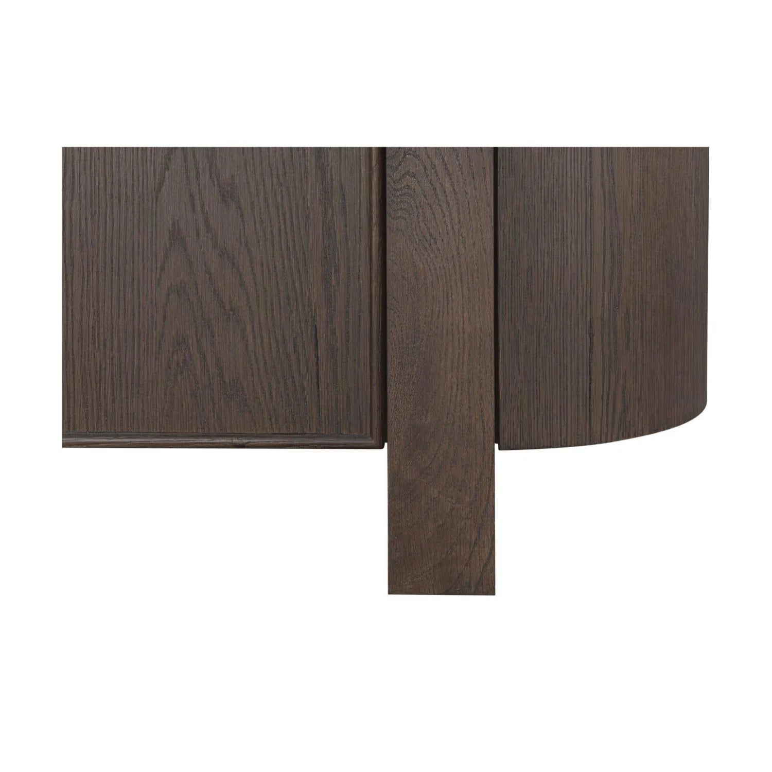 Luxury Wooden 4-Door Sideboard European Style for Villa