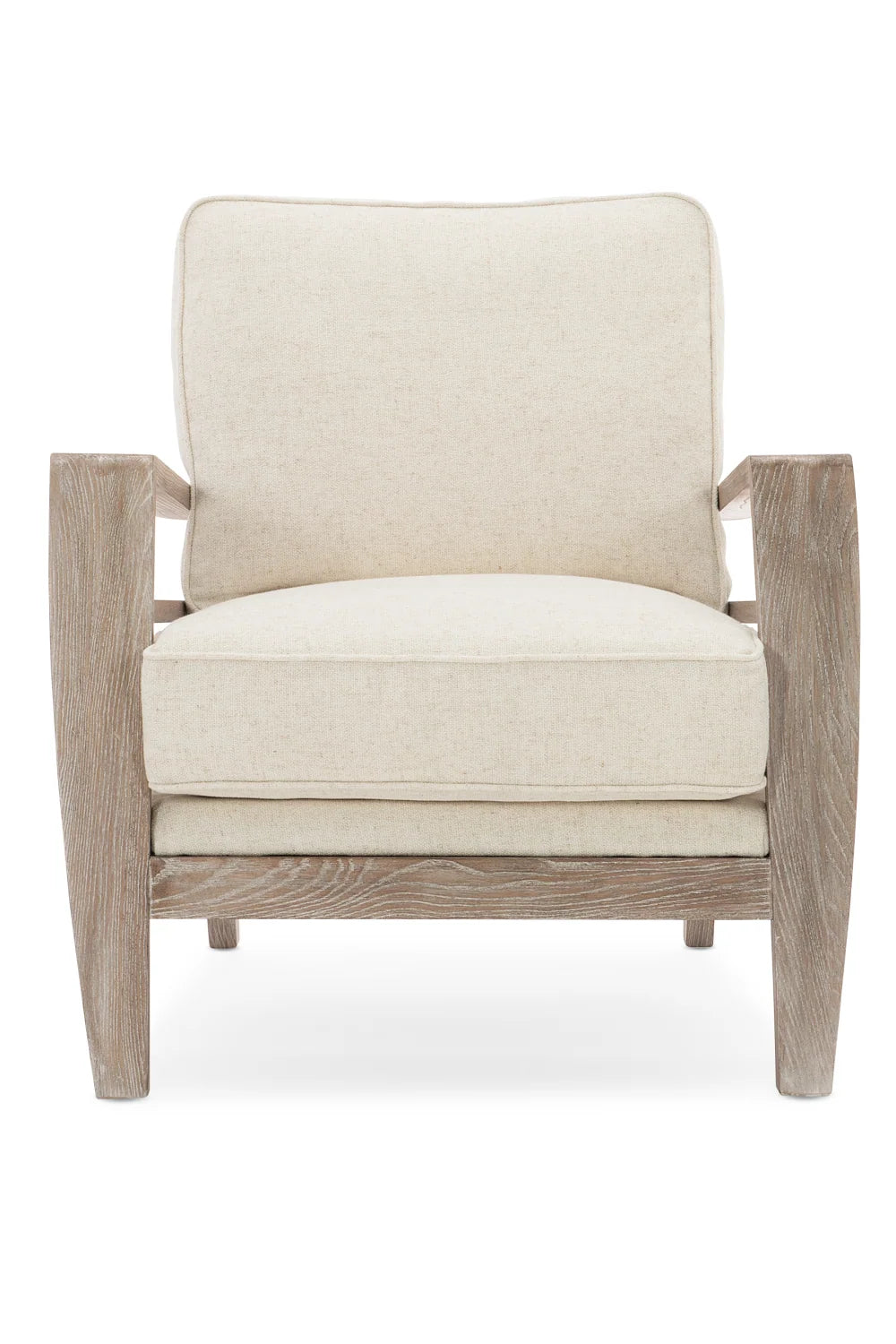 Luxury Wooden Cushioned Lounge Chair Modern Italian Style for Villa
