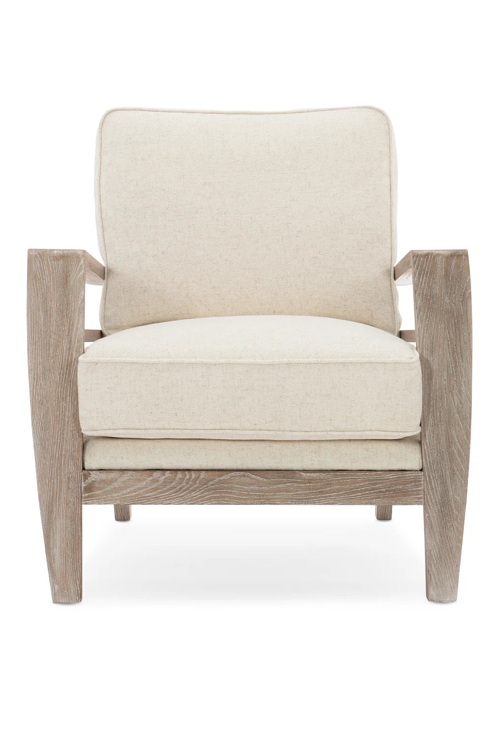 Luxury Wooden Cushioned Lounge Chair Modern Italian Style for Villa