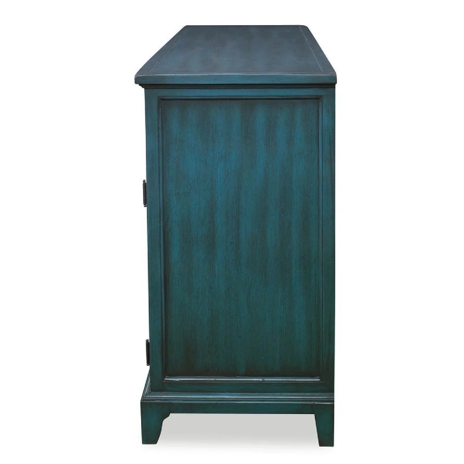 Luxury Wooden Cutout 4-Door Sideboard European Style for Villa
