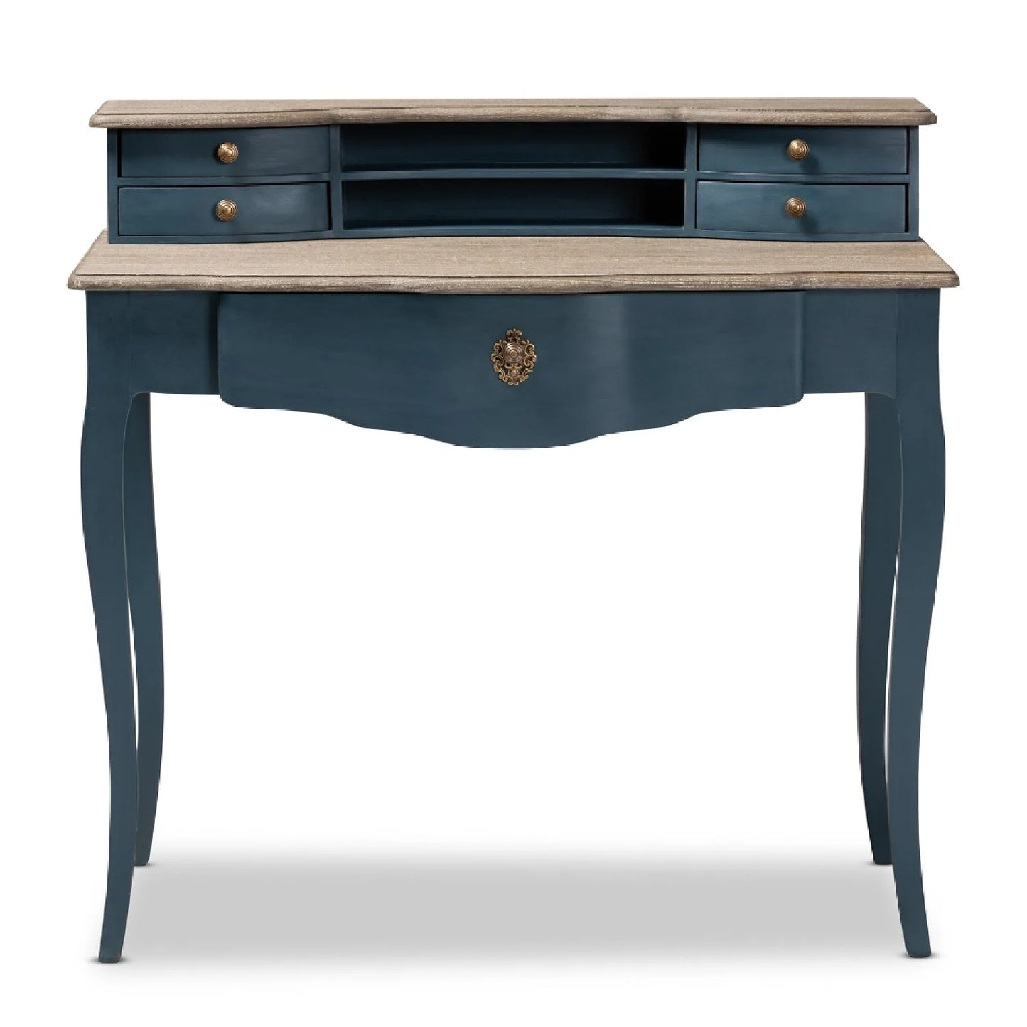 Luxury Wooden French Modern Writing Desk European Style for Villa