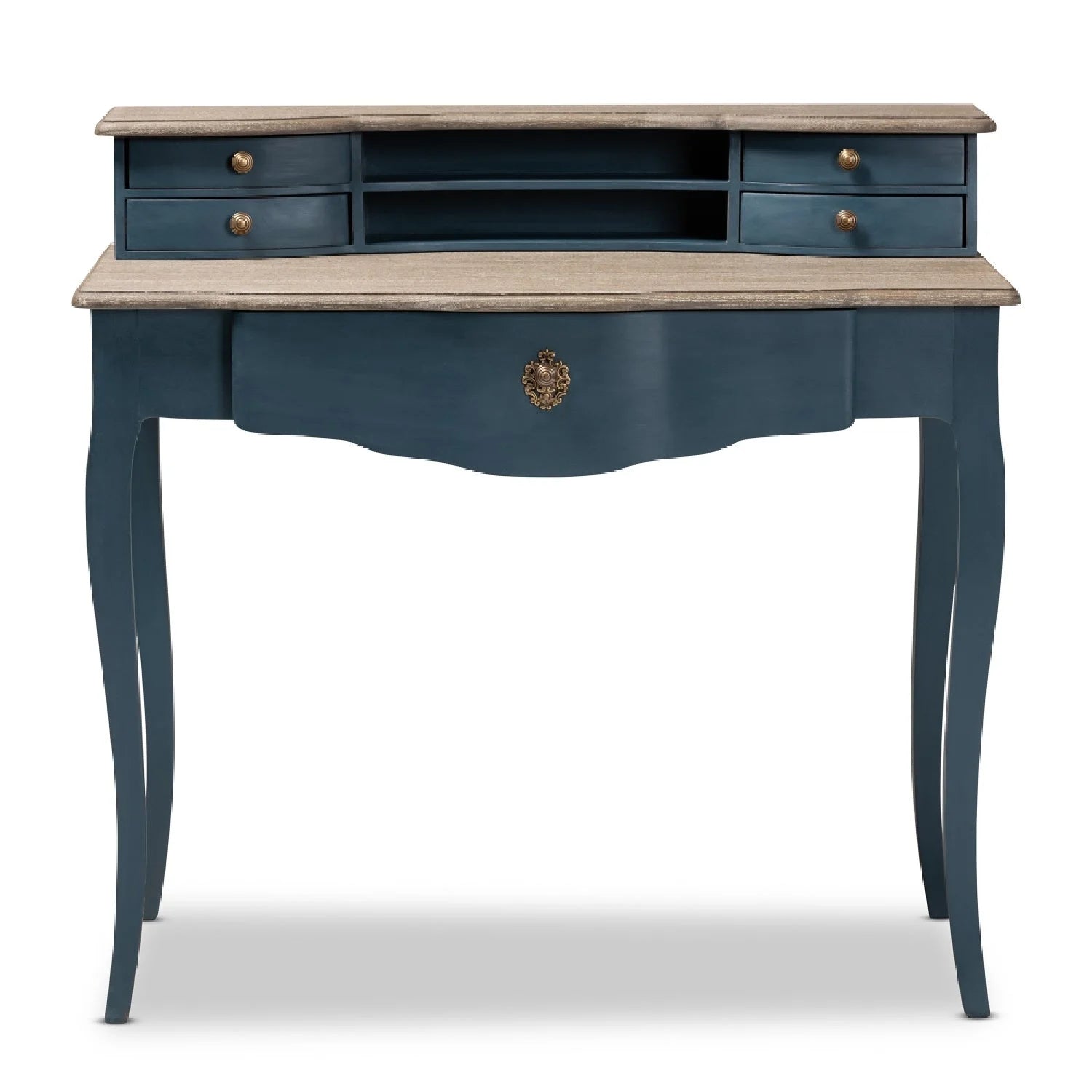Luxury Wooden French Modern Writing Desk European Style for Villa