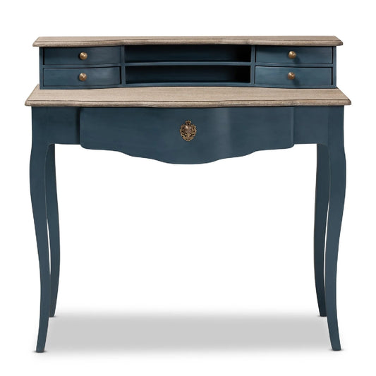 Luxury Wooden French Modern Writing Desk European Style for Villa
